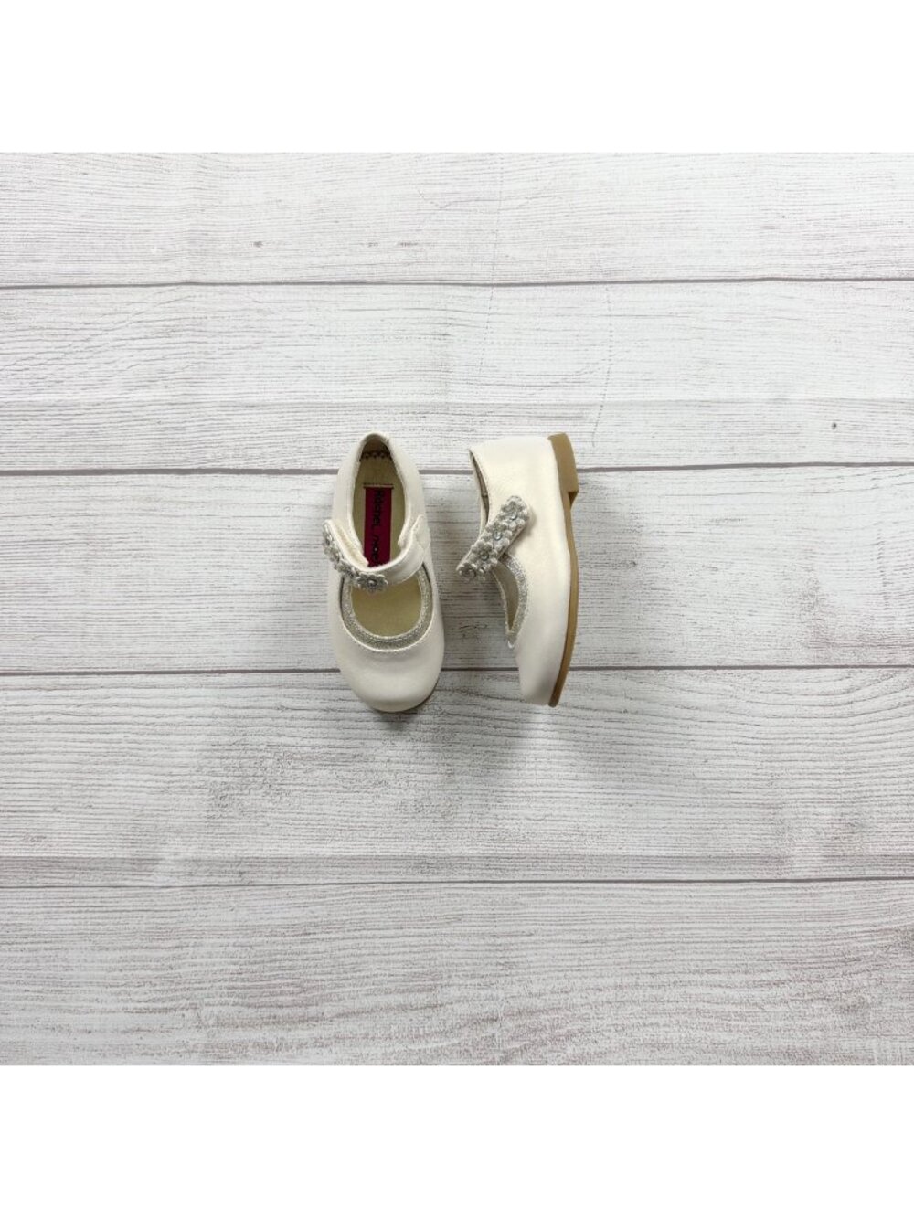 Rachel Shoes Girls Dress Mary Jane Flats Rhinestone Glitter Special Occasion 6